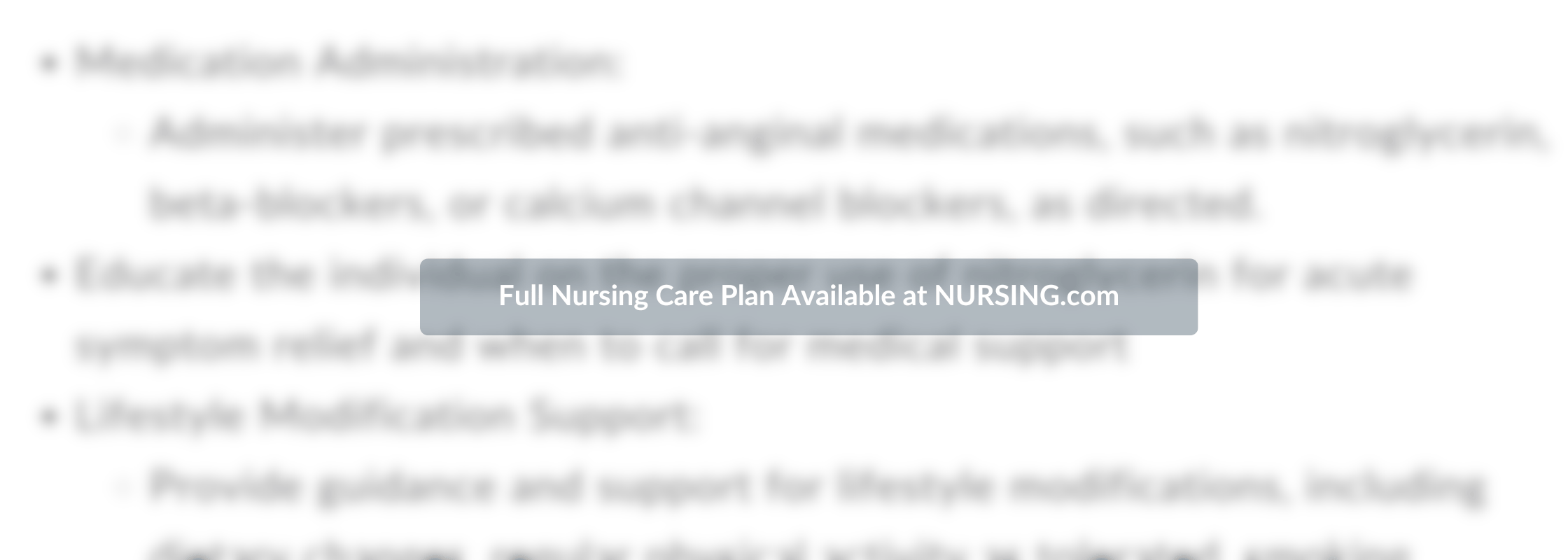Heart Failure care plan