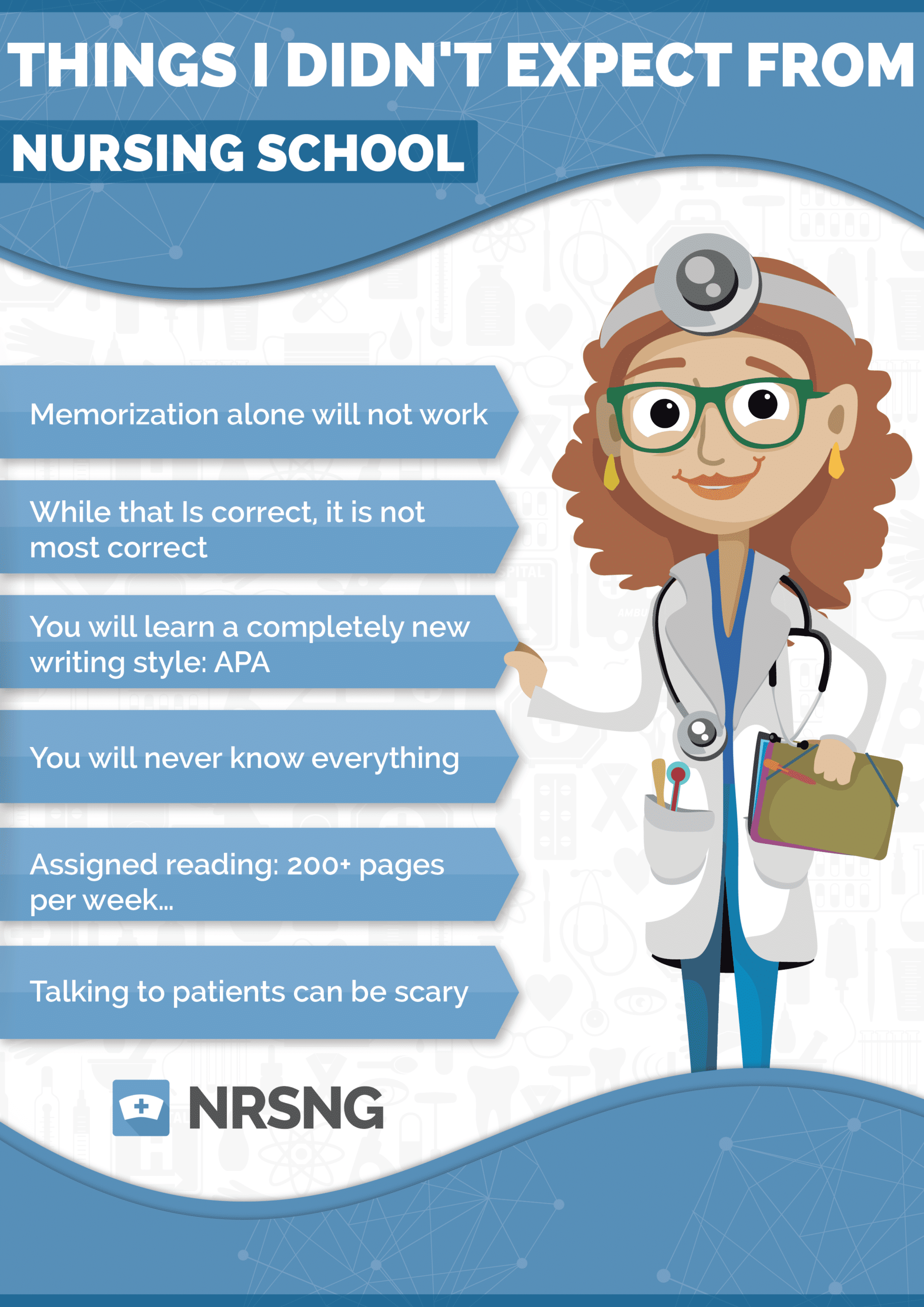 what to expect in nursing school