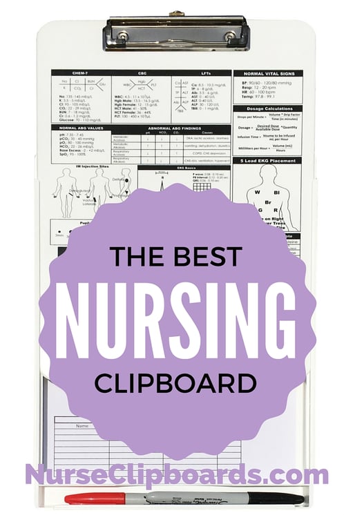 OMG! Love this nursing clipboard check it out!