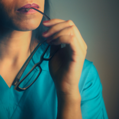 nurse thinking of nursing prioritization