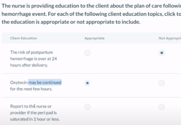 ngn nclex questions